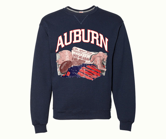 AU NEWSPAPER CREWNECK