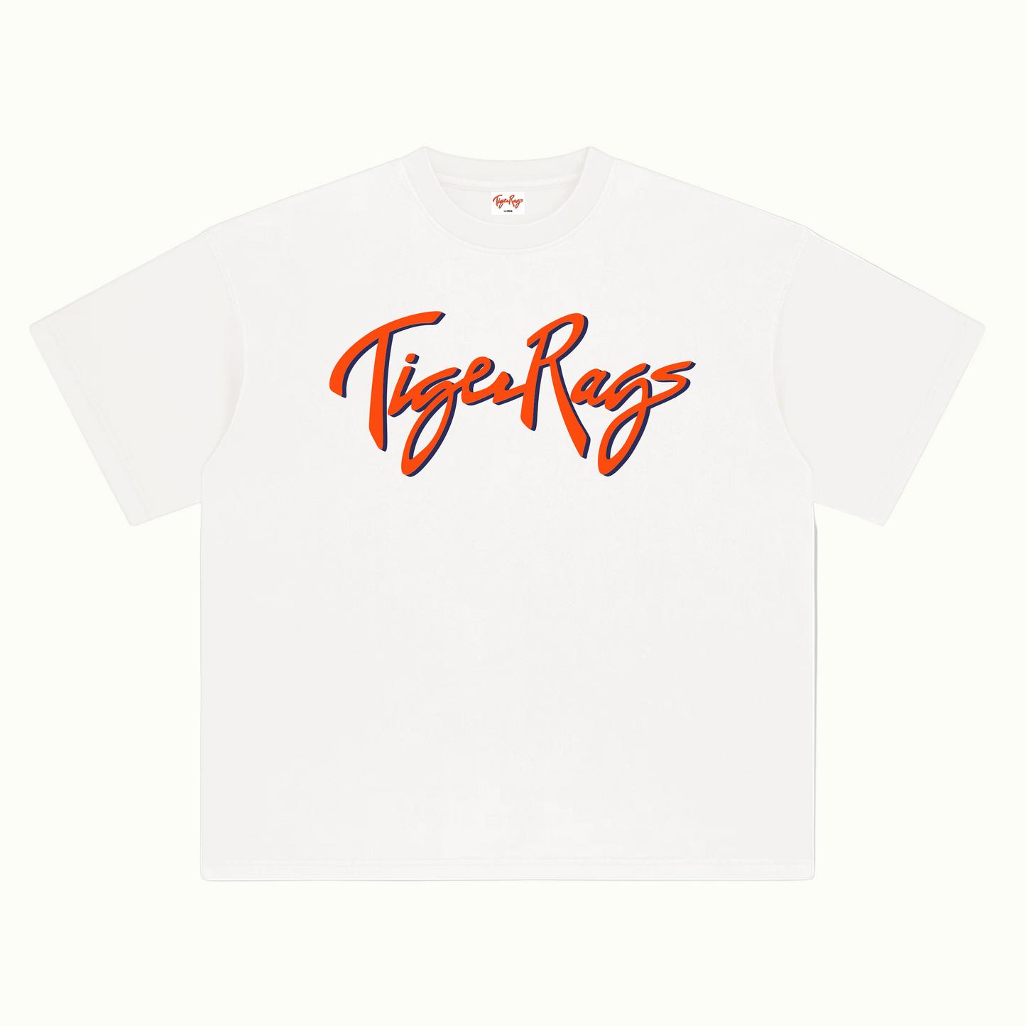 Tiger Rags Script Tee